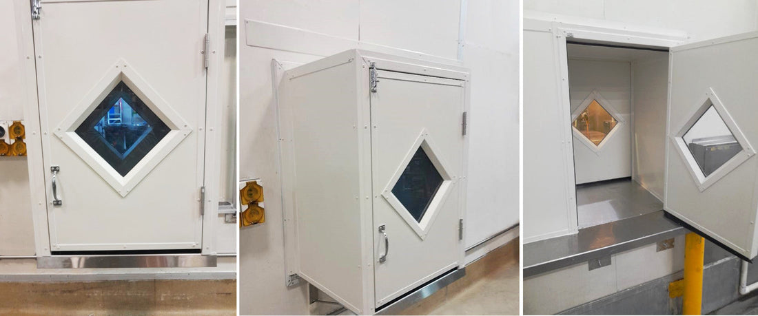 Custom Panel Pass-Through for Food Manufacturing Facility